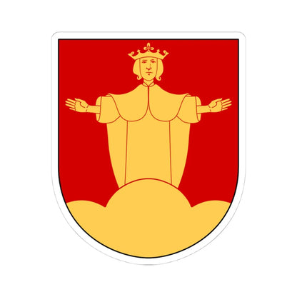 Gamla Uppsala vapen (Sweden) (Coat of Arms) STICKER Vinyl Kiss-Cut Decal 4 Inch White - The Sticker Space