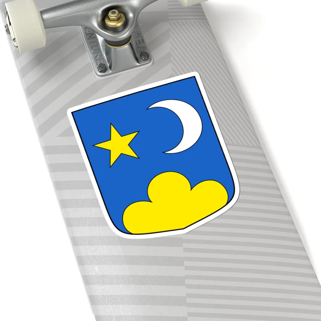 GampelBratsch-blazon (Switzerland) (Coat of Arms) STICKER Vinyl Kiss-Cut Decal - The Sticker Space