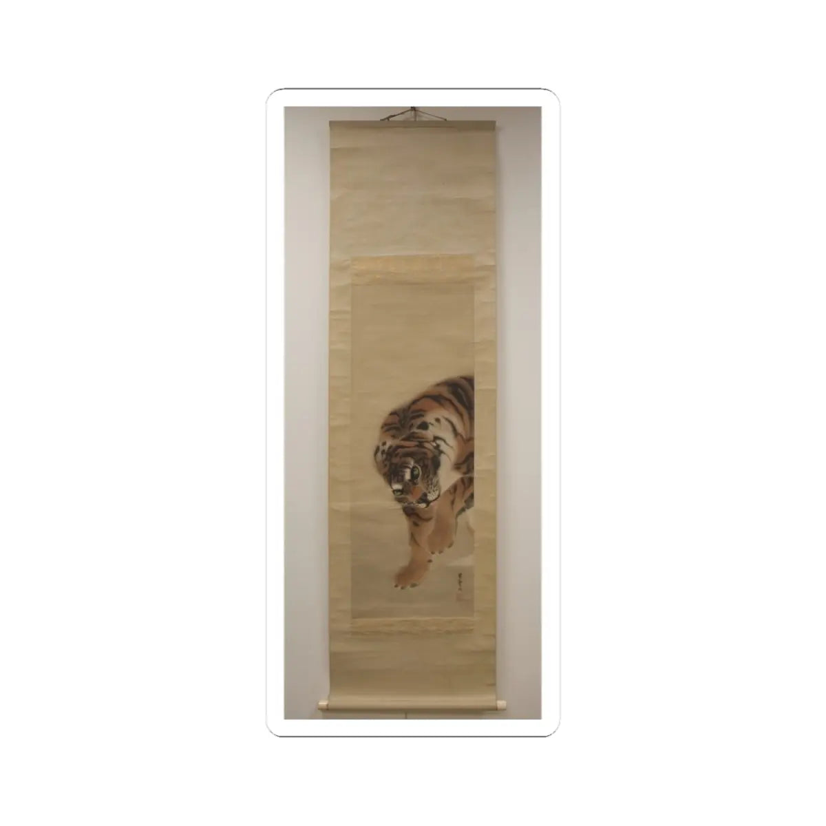Gan Ku - Tiger - dated 1790 v1 - STICKER Vinyl Kiss-Cut Decal
