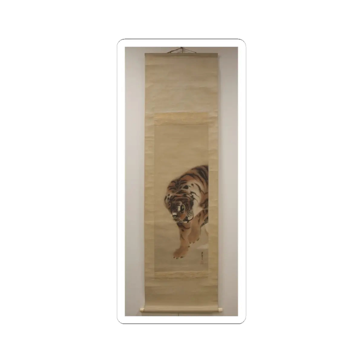 Gan Ku - Tiger - dated 1790 v1 - STICKER Vinyl Kiss-Cut Decal