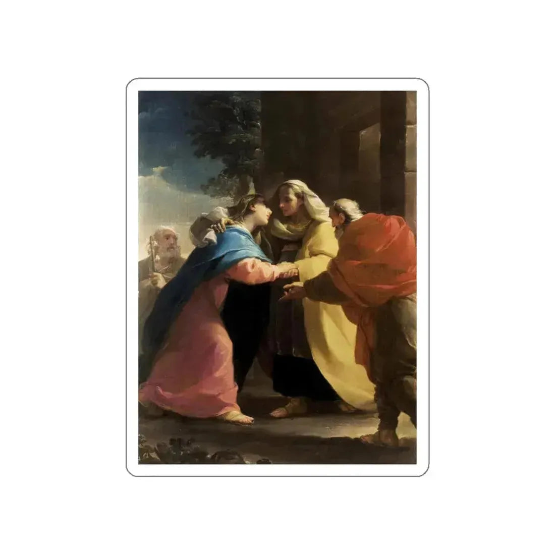 GANDOLFI, Ubaldo - The Visitation (Artwork) STICKER Vinyl Die-Cut Decal White Die-Cut 3 Inch - The Sticker Space