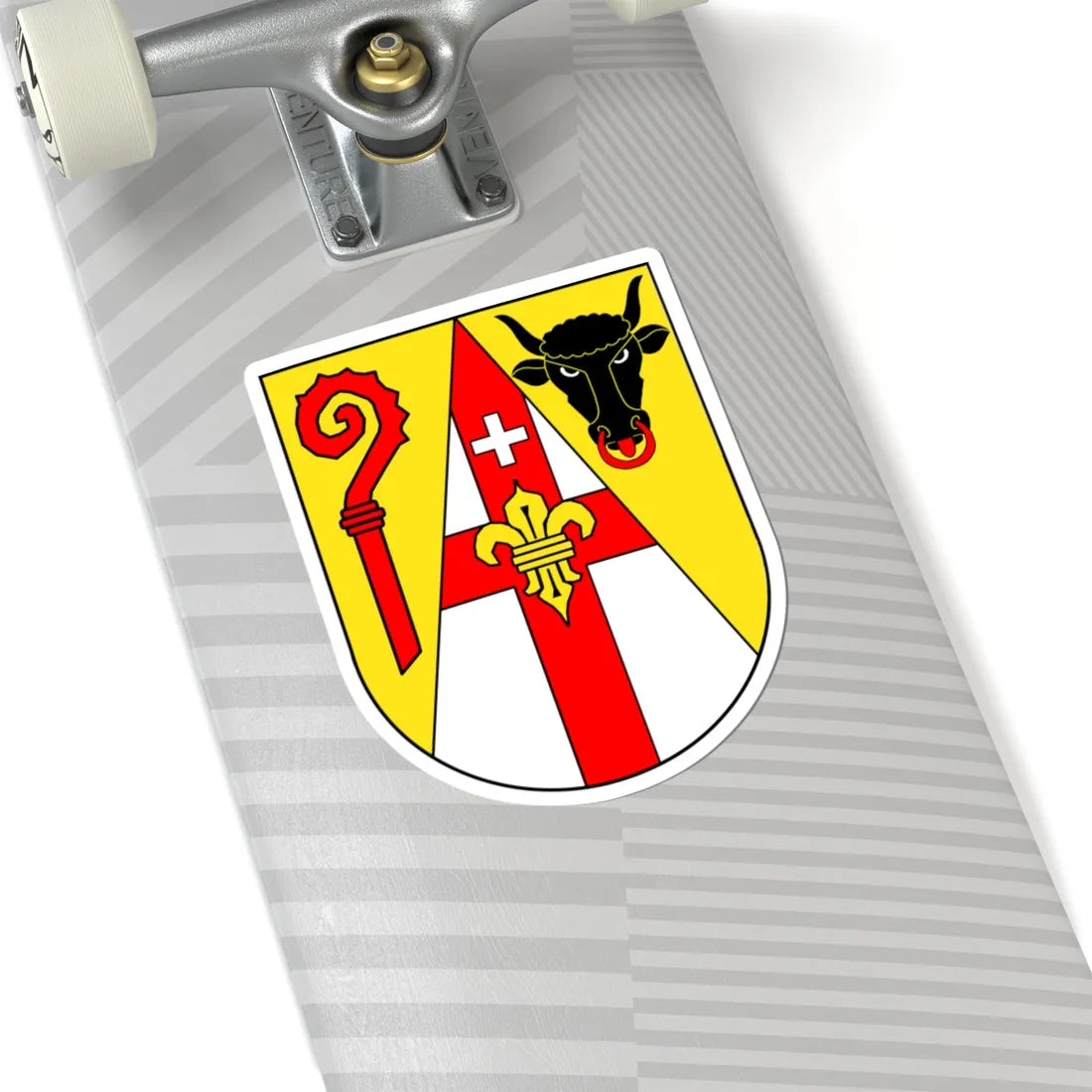 Gandria Wappen (Switzerland) (Coat of Arms) STICKER Vinyl Kiss-Cut Decal - The Sticker Space