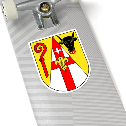 Gandria Wappen (Switzerland) (Coat of Arms) STICKER Vinyl Kiss-Cut Decal - The Sticker Space