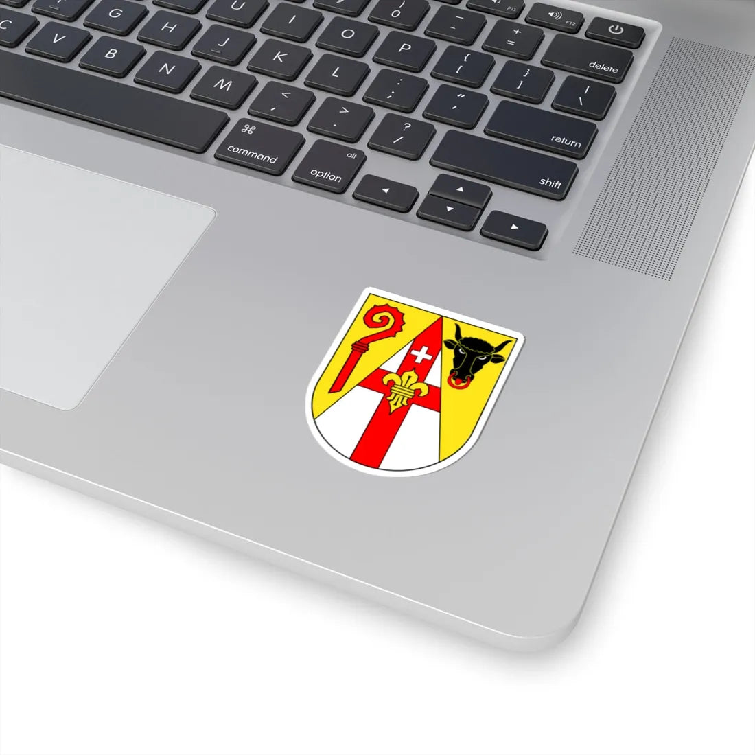 Gandria Wappen (Switzerland) (Coat of Arms) STICKER Vinyl Kiss-Cut Decal - The Sticker Space