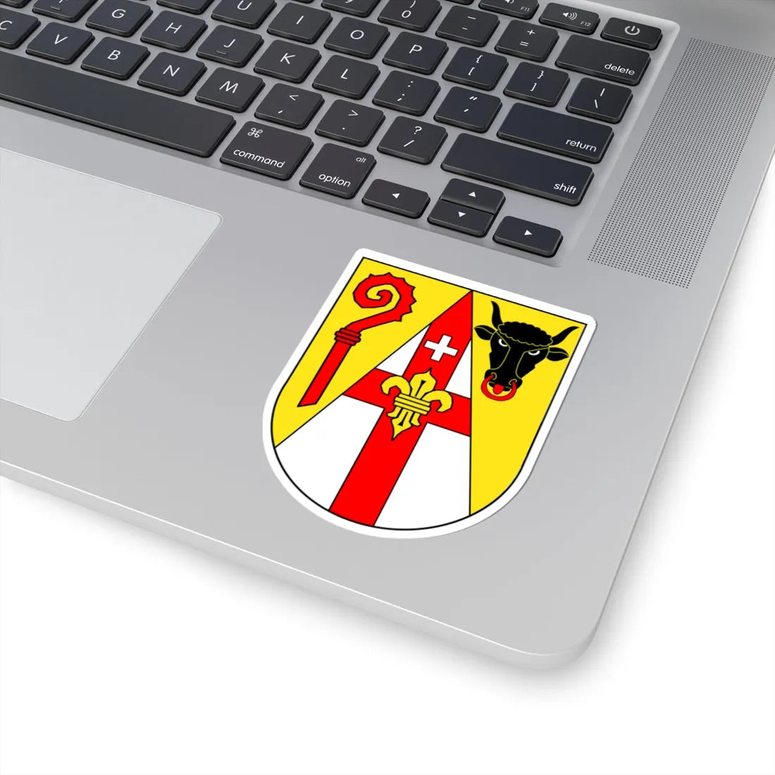 Gandria Wappen (Switzerland) (Coat of Arms) STICKER Vinyl Kiss-Cut Decal - The Sticker Space