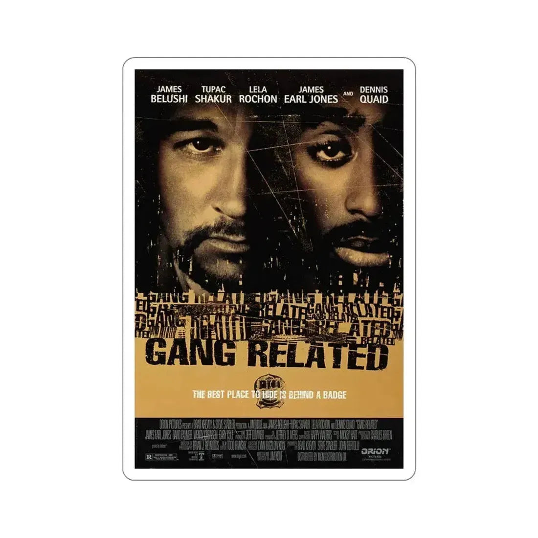 Gang Related 1997 Movie Poster STICKER Vinyl Die-Cut Decal 6 Inch - The Sticker Space