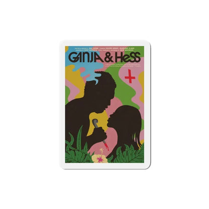 Ganja & Hess 1973 Movie Poster Refrigerator Magnet 3 Inch - The Sticker Space