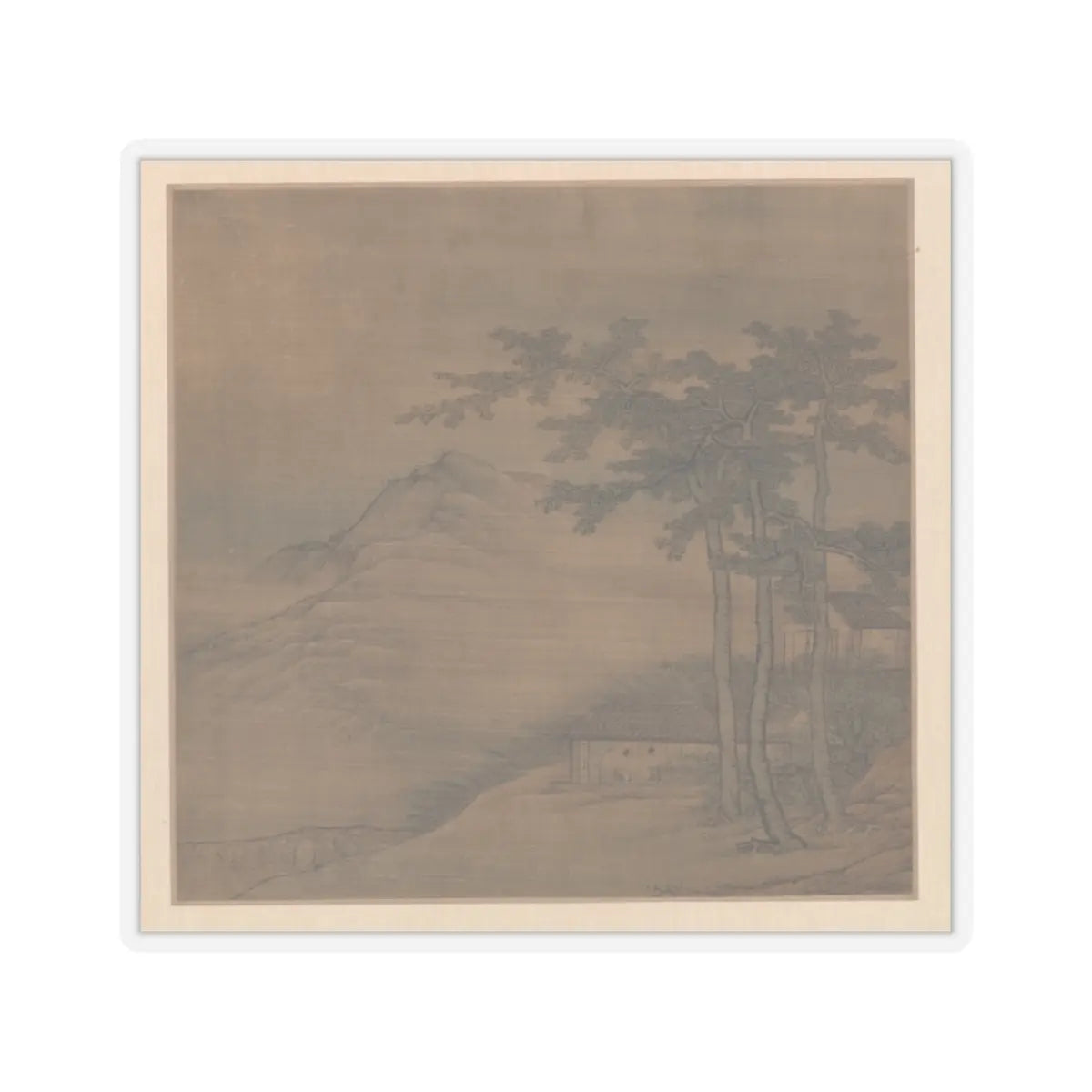 Gao Cen - Landscapes in the styles of old masters - 1667 v10 - STICKER Vinyl Kiss-Cut Decal
