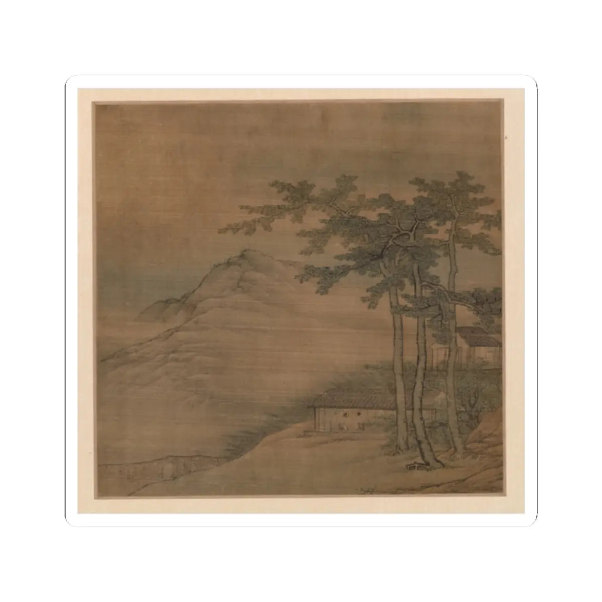 Gao Cen - Landscapes in the styles of old masters - 1667 v10 - STICKER Vinyl Kiss-Cut Decal