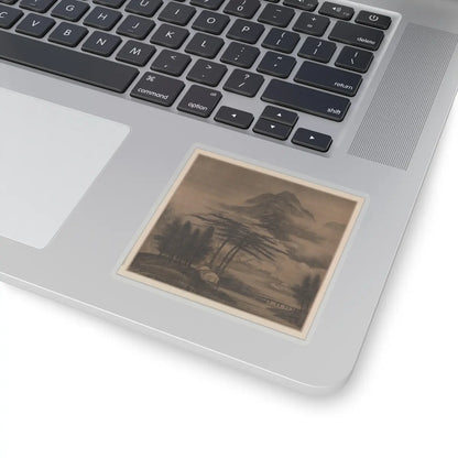 Gao Cen - Landscapes in the styles of old masters - 1667 v2 - STICKER Vinyl Kiss-Cut Decal