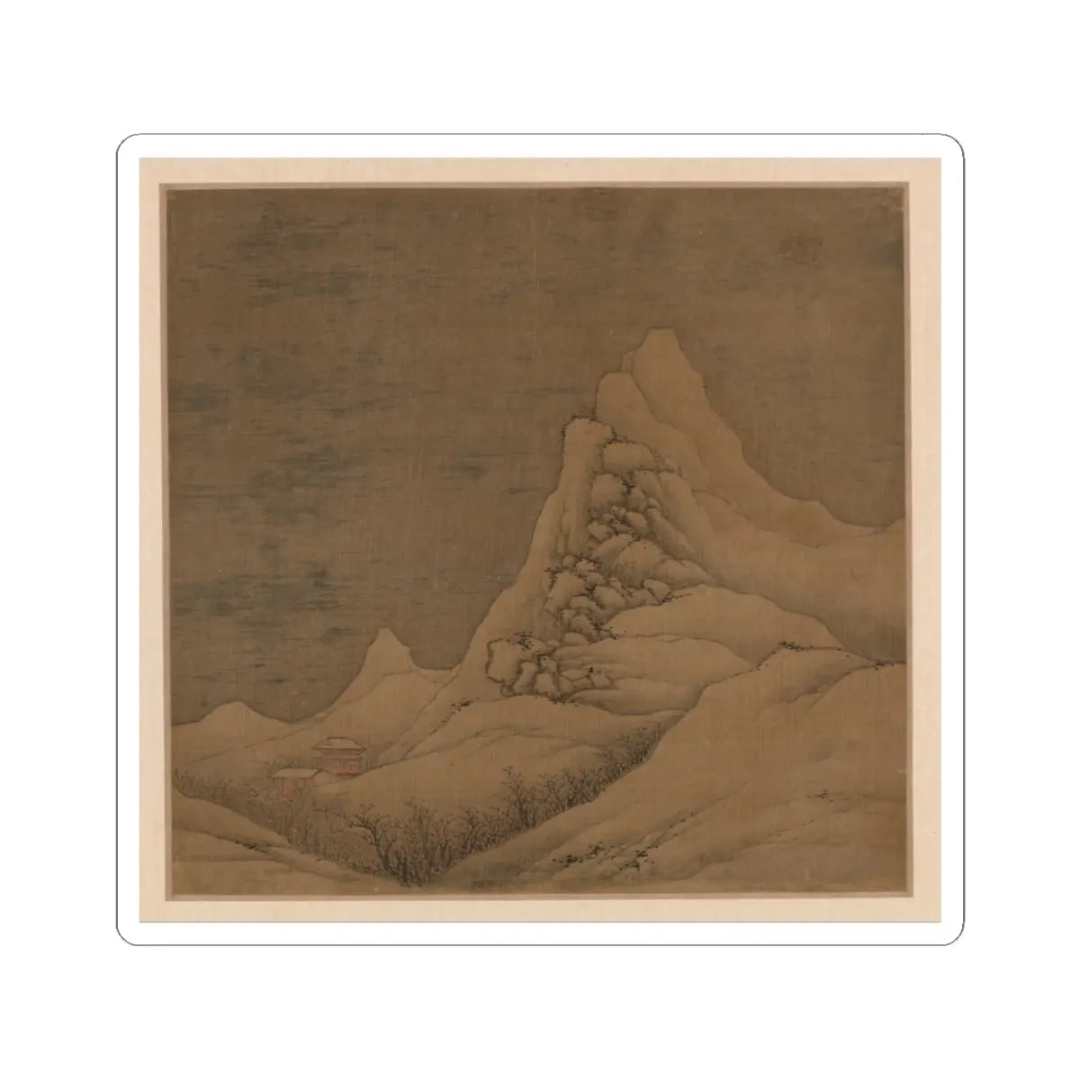 Gao Cen - Landscapes in the styles of old masters - 1667 v5 - STICKER Vinyl Kiss-Cut Decal