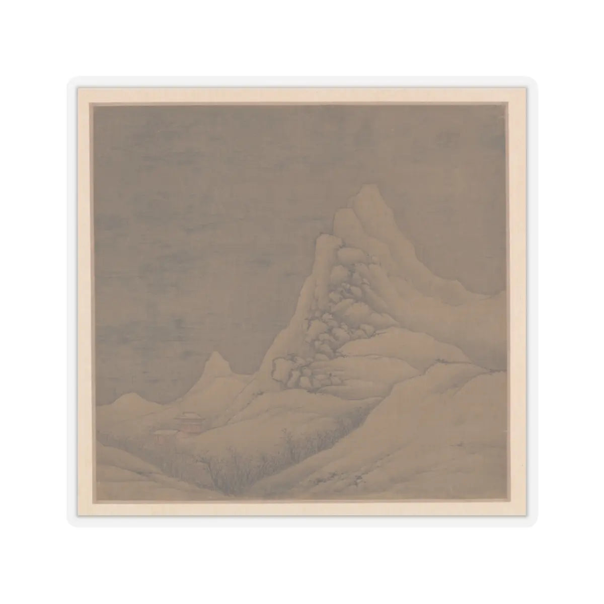 Gao Cen - Landscapes in the styles of old masters - 1667 v5 - STICKER Vinyl Kiss-Cut Decal