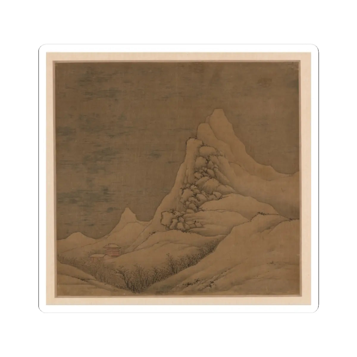 Gao Cen - Landscapes in the styles of old masters - 1667 v5 - STICKER Vinyl Kiss-Cut Decal