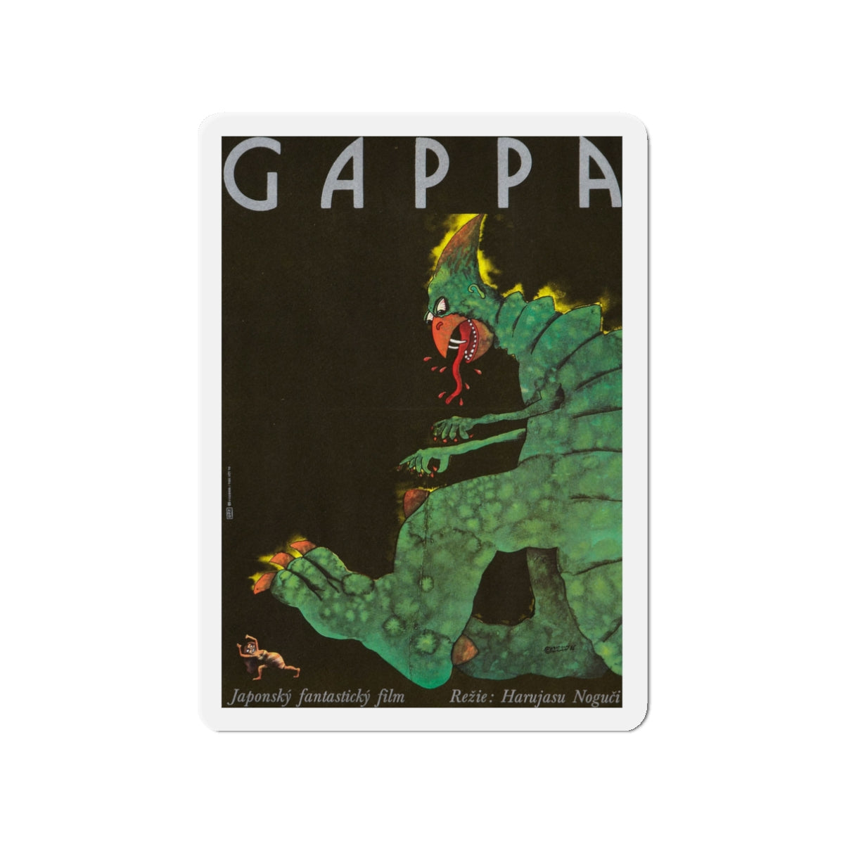 GAPPA (POLISH) 1967 Movie Poster - Die-Cut Magnet-3" x 3"-The Sticker Space