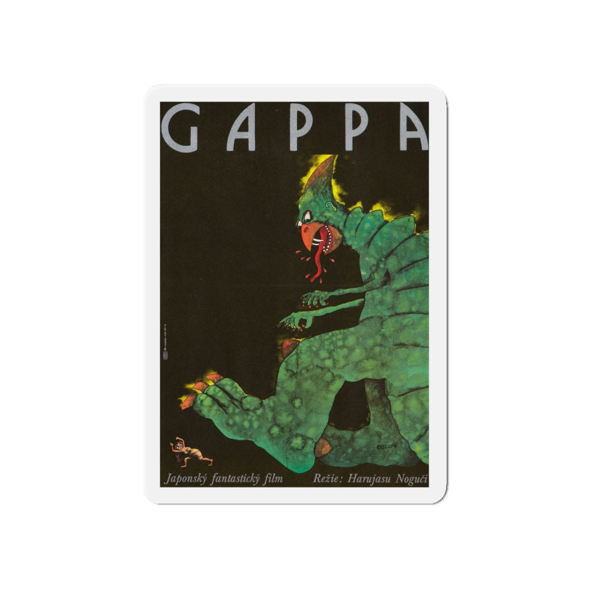 GAPPA (POLISH) 1967 Movie Poster - Die-Cut Magnet-5" x 5"-The Sticker Space