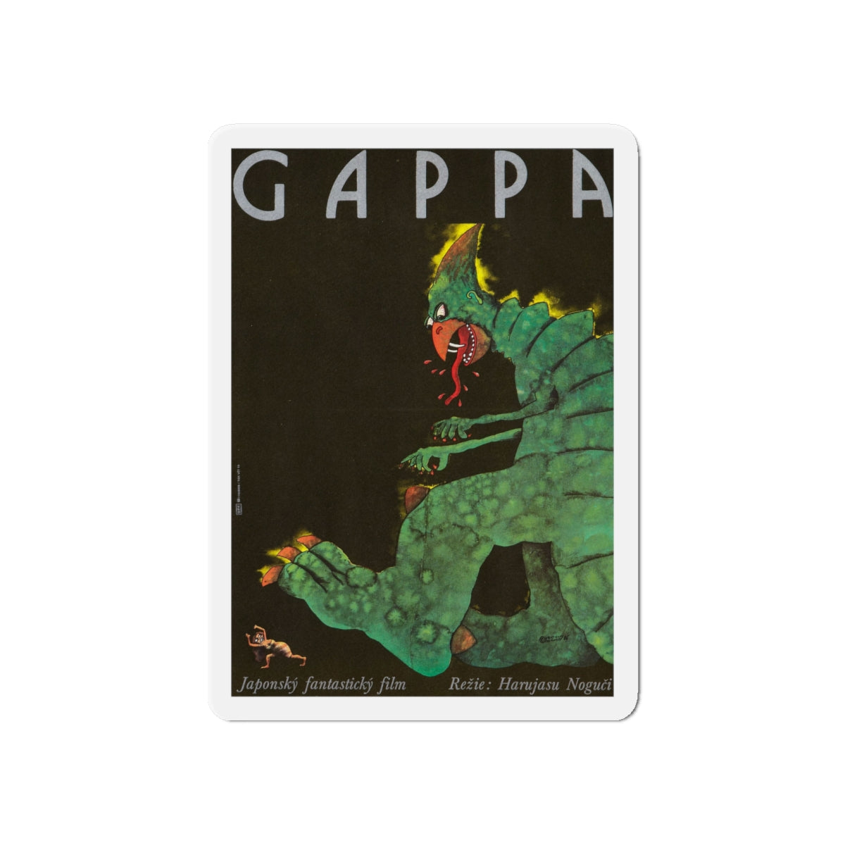 GAPPA (POLISH) 1967 Movie Poster - Die-Cut Magnet-6 × 6"-The Sticker Space