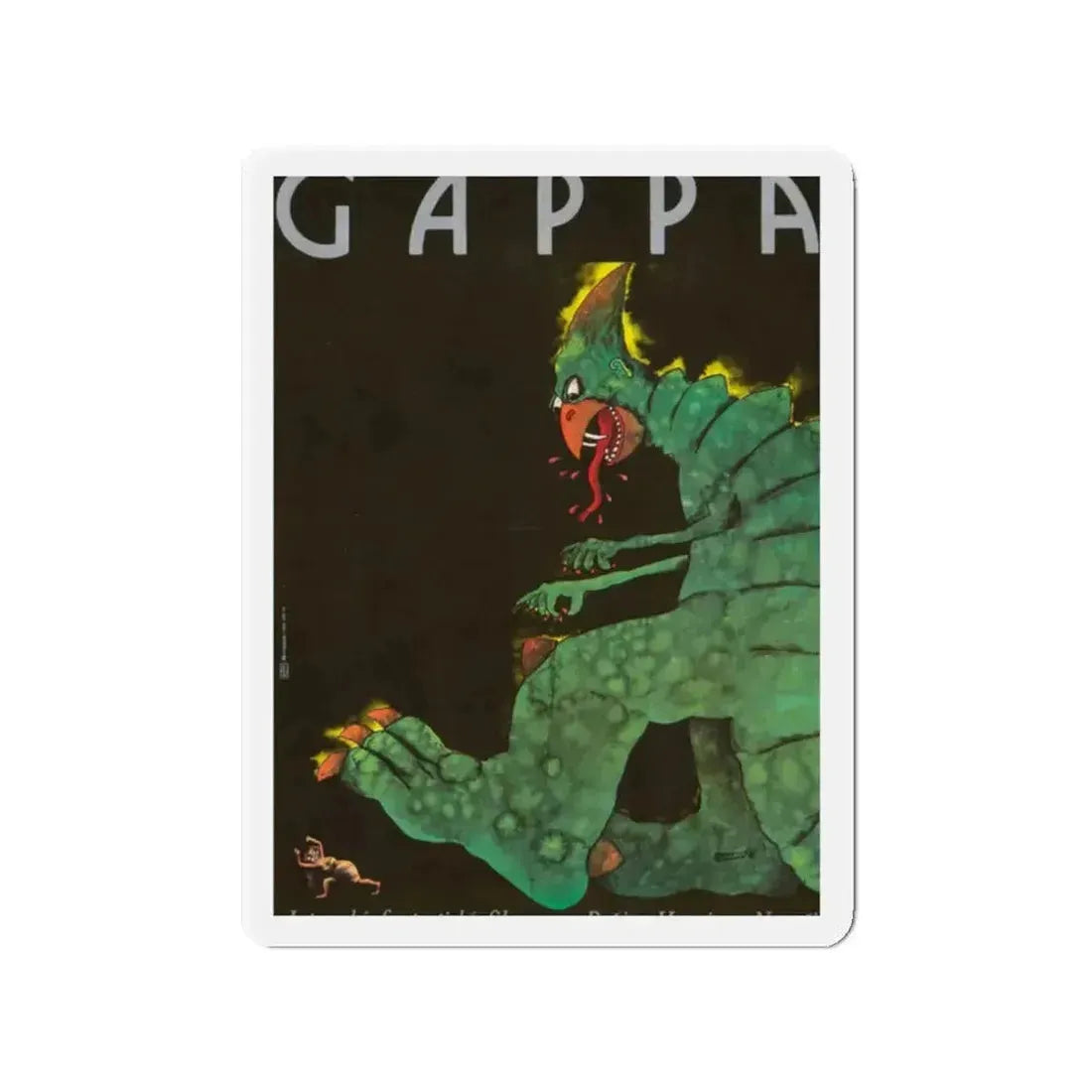 GAPPA (POLISH) 1967 Movie Poster - Refrigerator Magnet - The Sticker Space