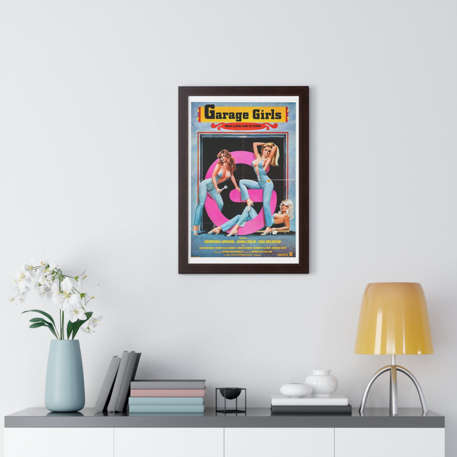 GARAGE GIRLS 1980 - Framed Movie Poster-The Sticker Space