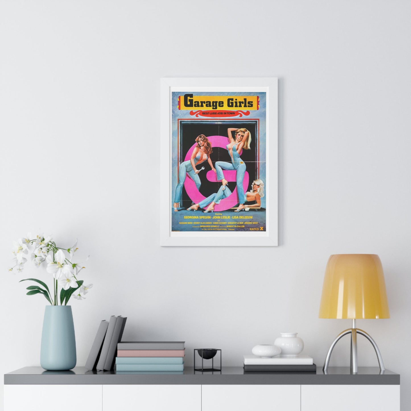 GARAGE GIRLS 1980 - Framed Movie Poster-The Sticker Space