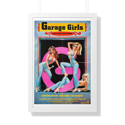 GARAGE GIRLS 1980 - Framed Movie Poster-20" x 30"-The Sticker Space