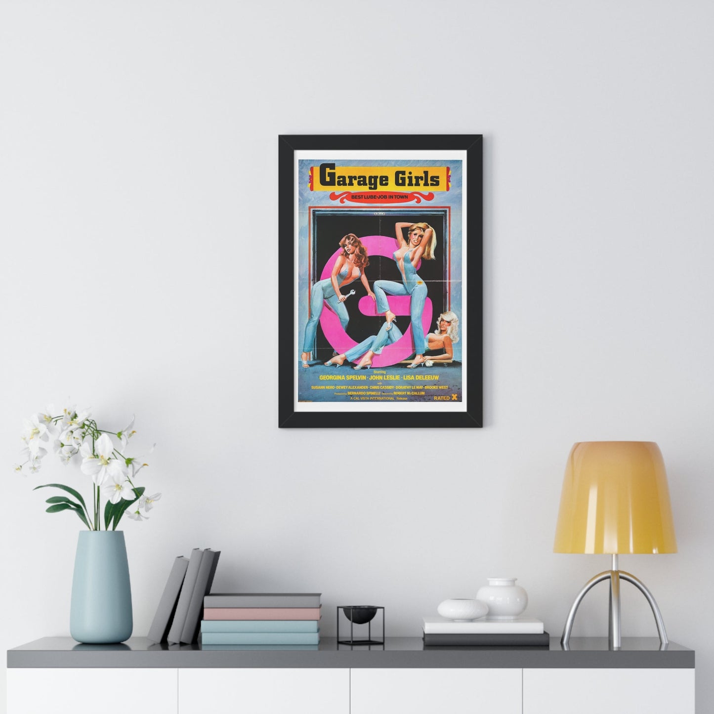 GARAGE GIRLS 1980 - Framed Movie Poster-The Sticker Space