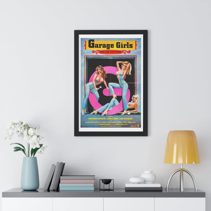 GARAGE GIRLS 1980 - Framed Movie Poster-The Sticker Space