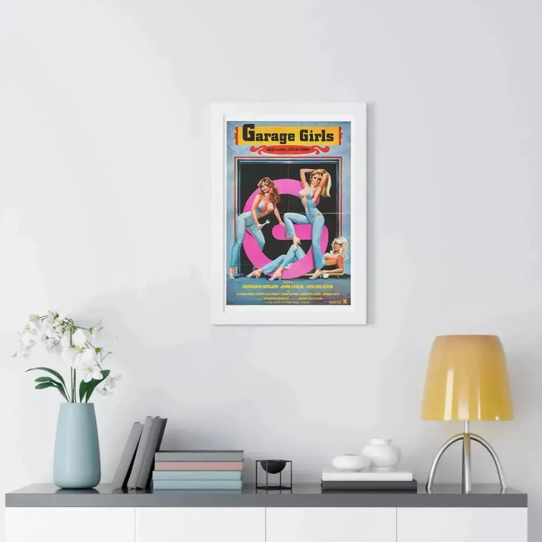 GARAGE GIRLS 1980 - Framed Movie Poster - The Sticker Space