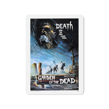 GARDEN OF THE DEAD 1972 Movie Poster - Die-Cut Magnet-2" x 2"-The Sticker Space