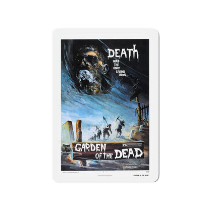 GARDEN OF THE DEAD 1972 Movie Poster - Die-Cut Magnet-3" x 3"-The Sticker Space