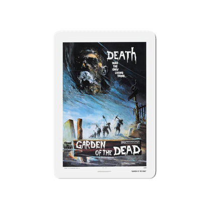 GARDEN OF THE DEAD 1972 Movie Poster - Die-Cut Magnet-6 × 6"-The Sticker Space