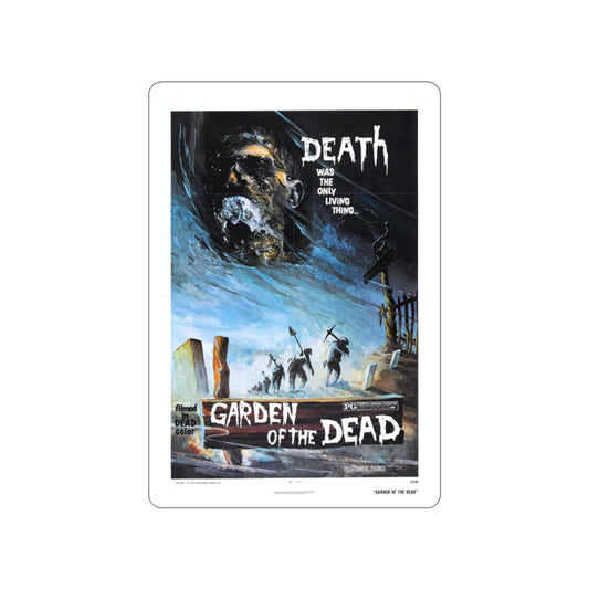 GARDEN OF THE DEAD 1972 Movie Poster STICKER Vinyl Die-Cut Decal-2 Inch-The Sticker Space