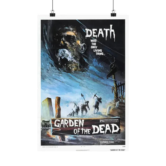 GARDEN OF THE DEAD 1972 - Paper Movie Poster 12″ x 18″ Matte - The Sticker Space