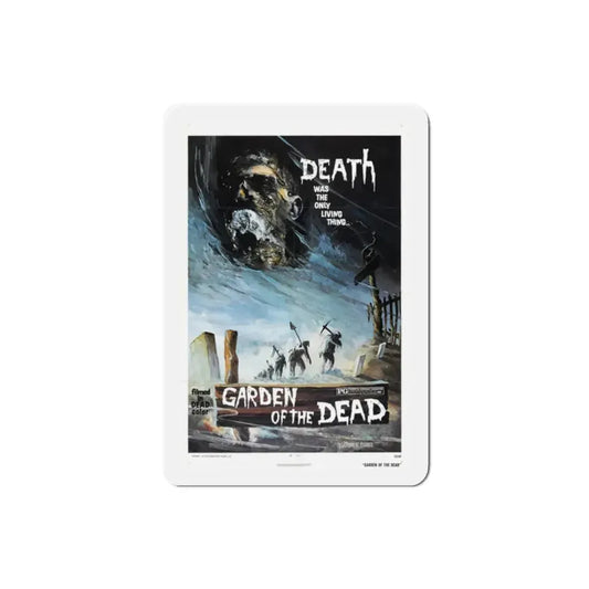 Garden of the Dead 1974 Movie Poster Refrigerator Magnet 2 Inch - The Sticker Space