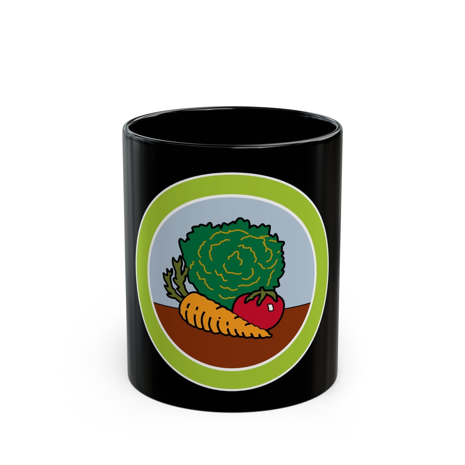 Gardening (Boy Scout Merit Badge) Black Coffee Mug-11oz-The Sticker Space