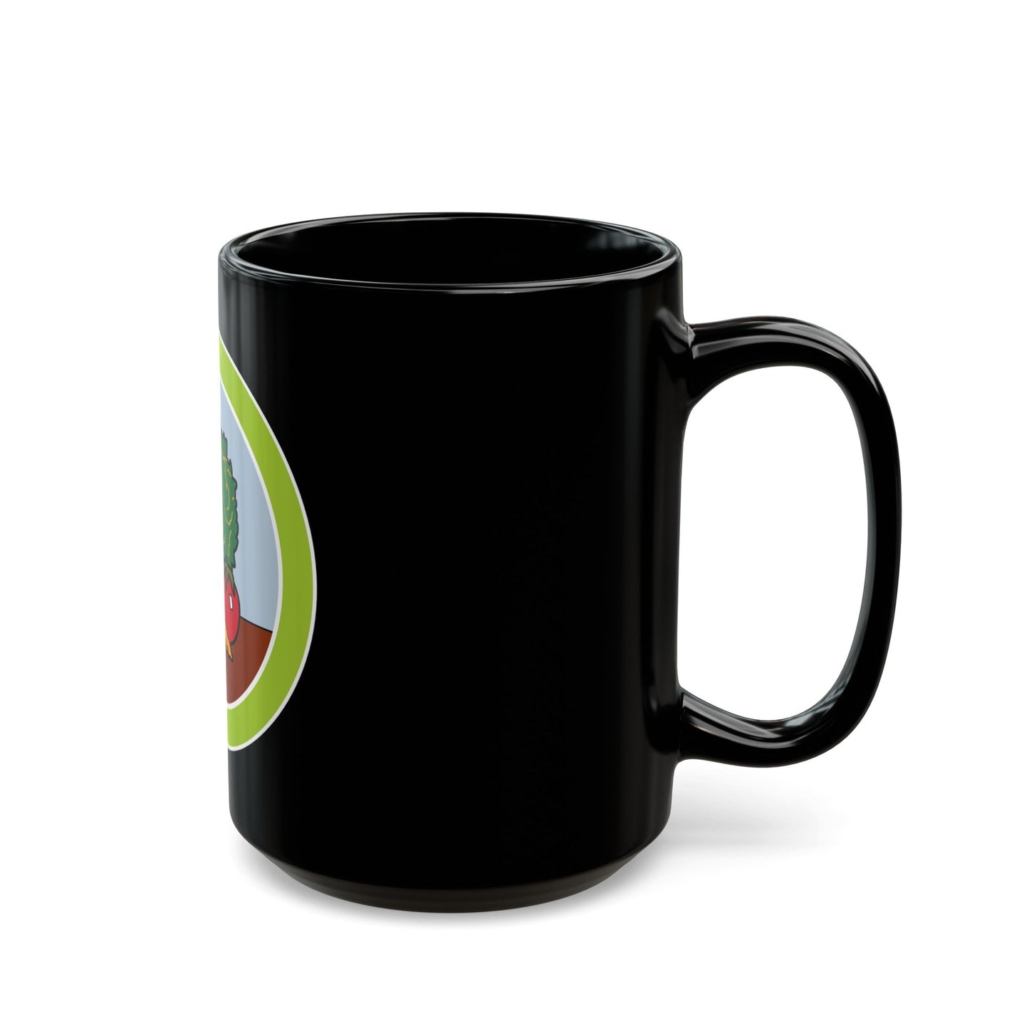 Gardening (Boy Scout Merit Badge) Black Coffee Mug-The Sticker Space