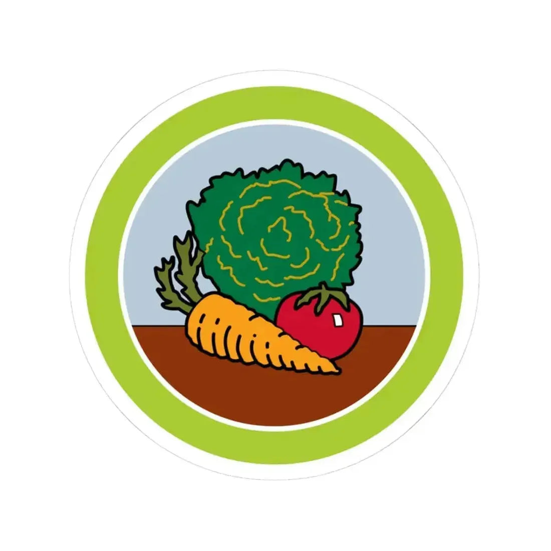 Gardening (Boy Scout Merit Badge) STICKER Vinyl Kiss-Cut Decal 3 Inch White - The Sticker Space