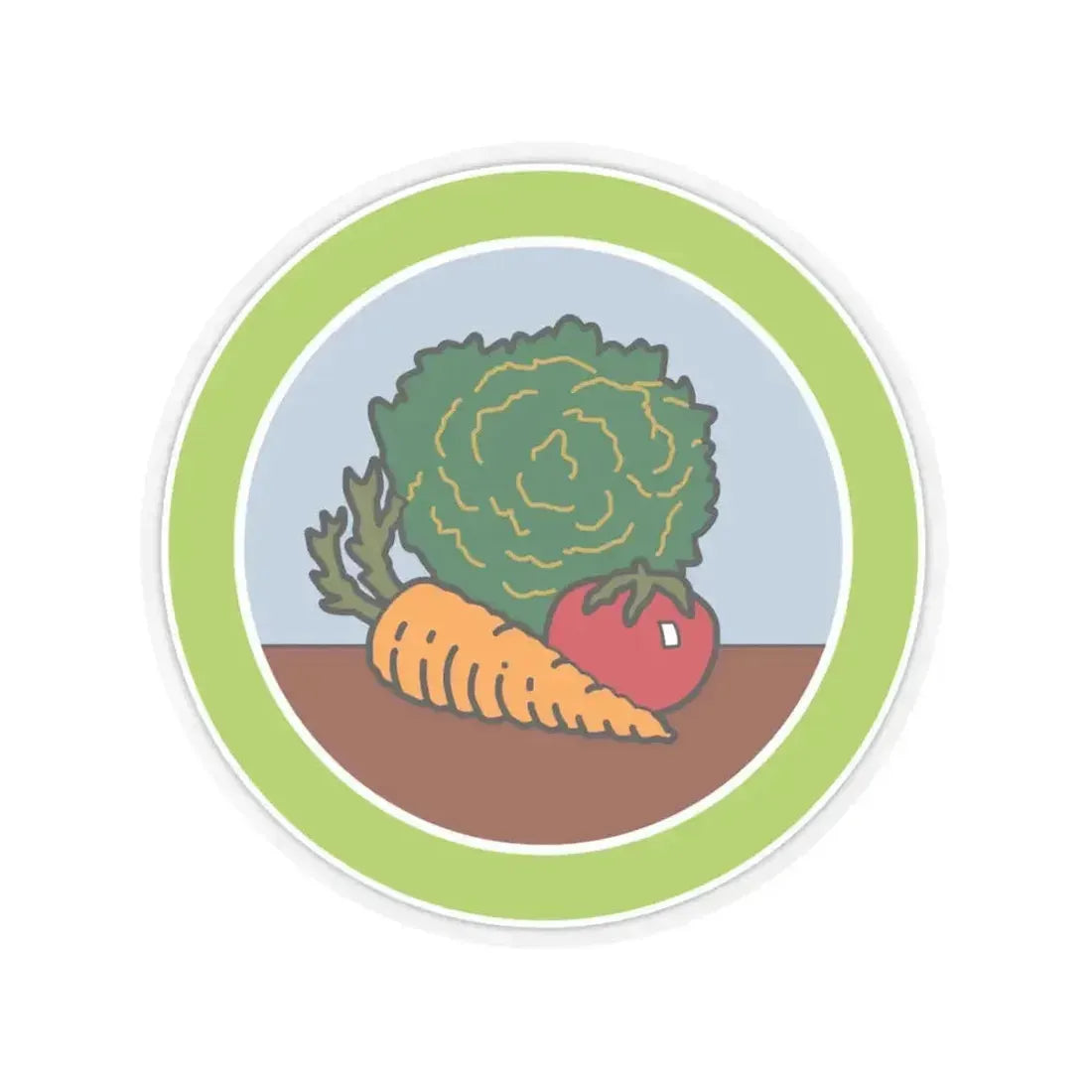 Gardening (Boy Scout Merit Badge) STICKER Vinyl Kiss-Cut Decal 6 Inch Transparent - The Sticker Space
