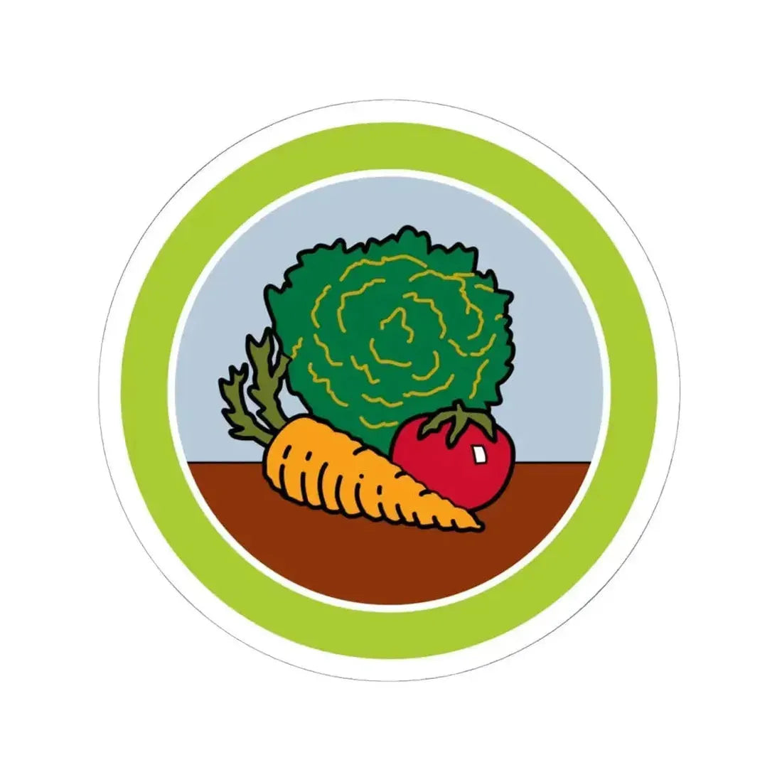 Gardening (Boy Scout Merit Badge) STICKER Vinyl Kiss-Cut Decal 6 Inch White - The Sticker Space