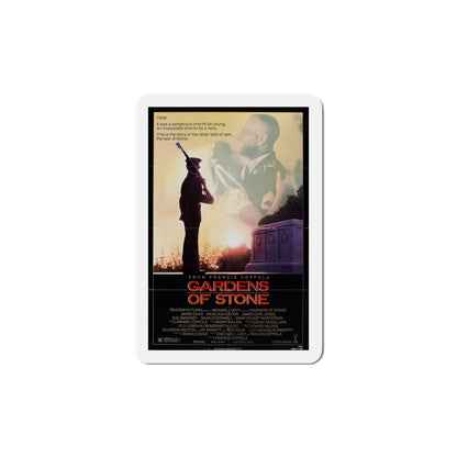 Gardens of Stone 1987 Movie Poster Die-Cut Magnet-6 × 6"-The Sticker Space