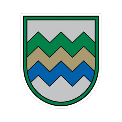 Garkalnes novads COA (Latvia) (Coat of Arms) STICKER Vinyl Kiss-Cut Decal 3 Inch White - The Sticker Space
