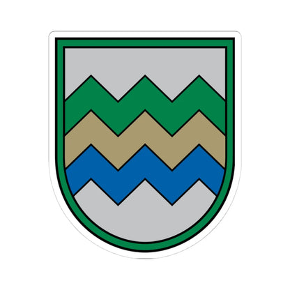 Garkalnes novads COA (Latvia) (Coat of Arms) STICKER Vinyl Kiss-Cut Decal 4 Inch White - The Sticker Space