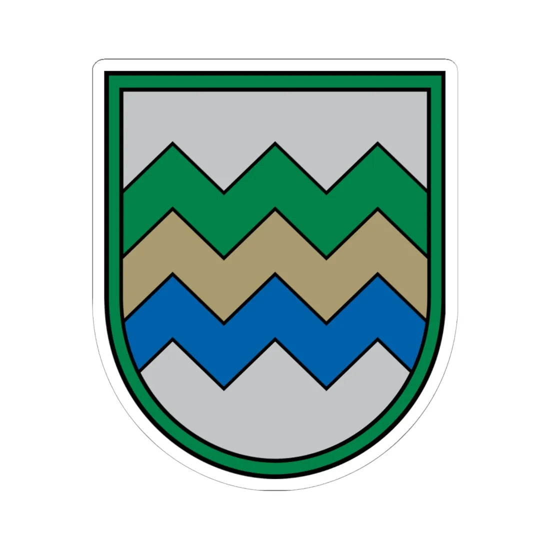 Garkalnes novads COA (Latvia) (Coat of Arms) STICKER Vinyl Kiss-Cut Decal - The Sticker Space