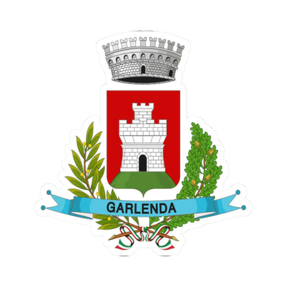 Garlenda-Stemma (Italy) (Coat of Arms) STICKER Vinyl Kiss-Cut Decal 2 Inch White - The Sticker Space