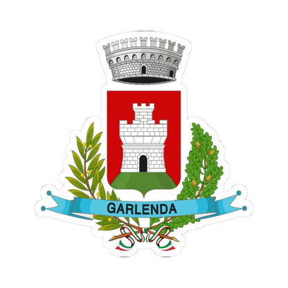 Garlenda-Stemma (Italy) (Coat of Arms) STICKER Vinyl Kiss-Cut Decal 3 Inch White - The Sticker Space