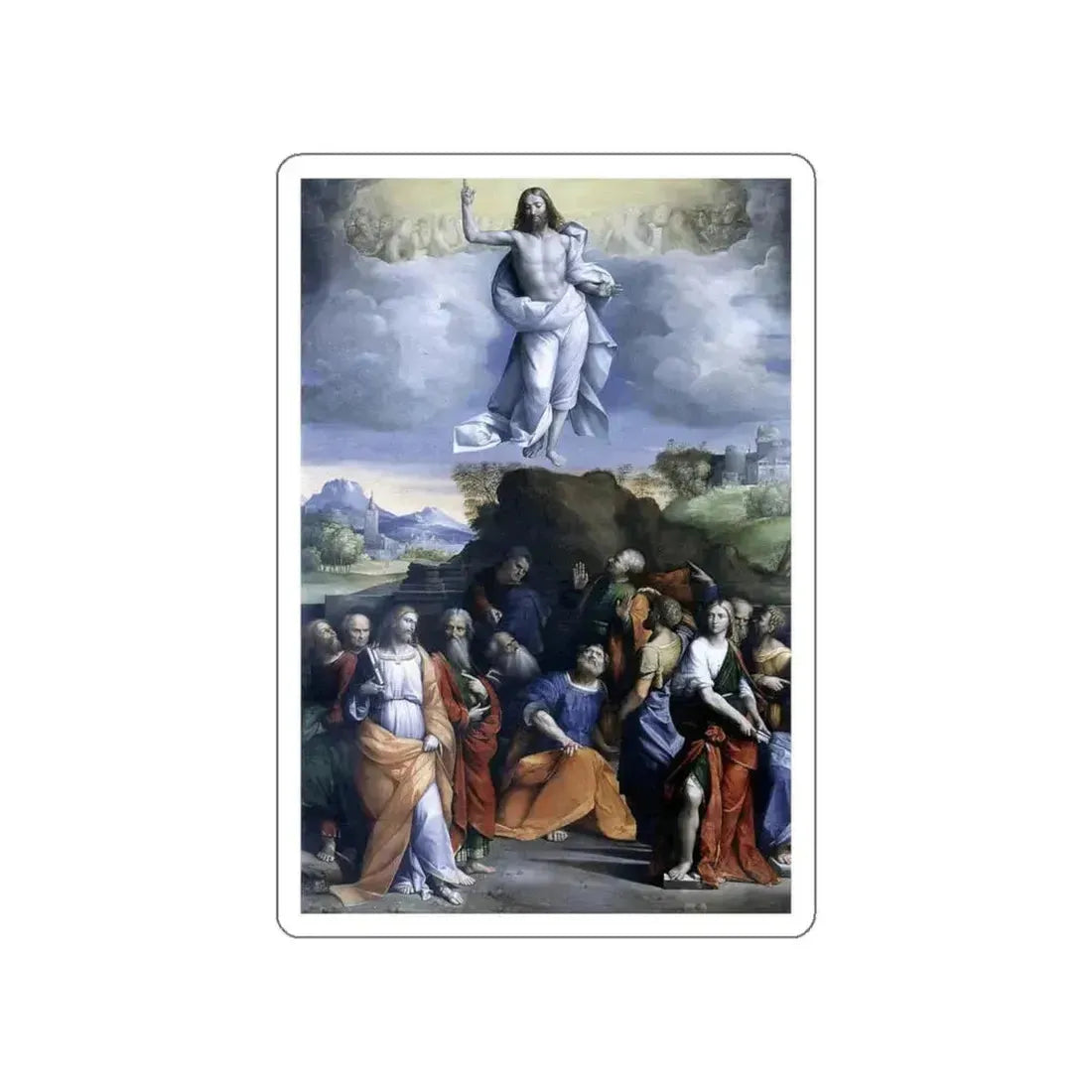 GAROFALO - Ascension of Christ (Artwork) STICKER Vinyl Die-Cut Decal White Die-Cut 6 Inch - The Sticker Space