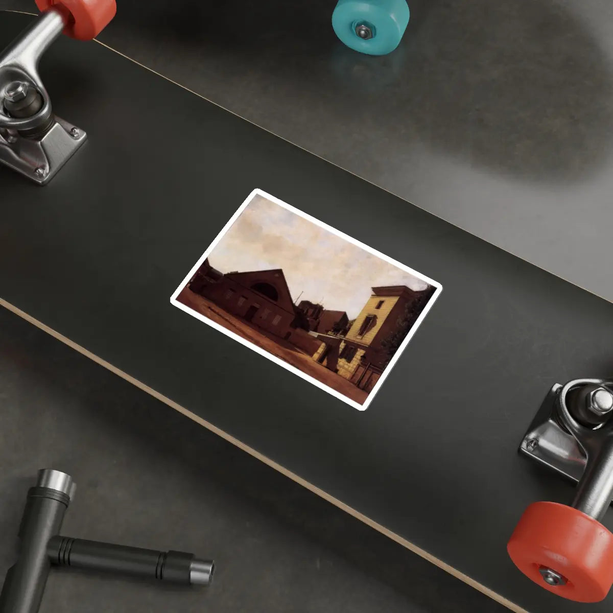 SKU:21772425679374206548 Sticker types:White Shape:Die-Cut Sizes:5" × 5"
