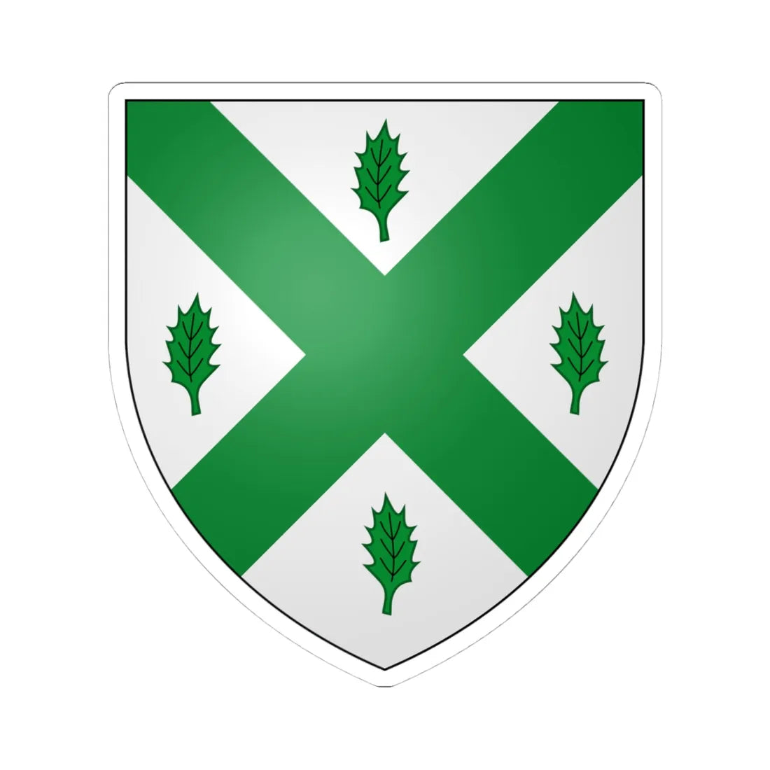 Gartshore of that Ilk arms (Scotland) (Coat of Arms) STICKER Vinyl Kiss-Cut Decal 4 Inch White - The Sticker Space