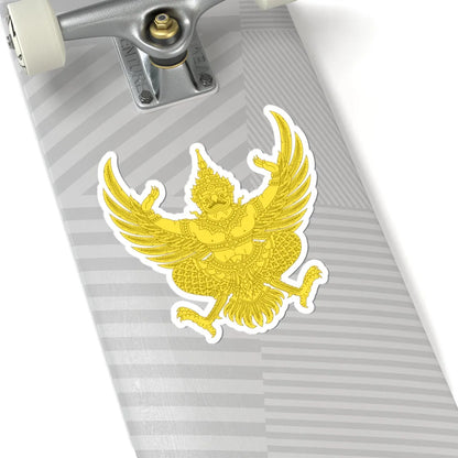 Garuda Emblem of Thailand Gold (Thailand) (Coat of Arms) STICKER Vinyl Kiss-Cut Decal - The Sticker Space