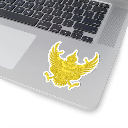 Garuda Emblem of Thailand Gold (Thailand) (Coat of Arms) STICKER Vinyl Kiss-Cut Decal - The Sticker Space