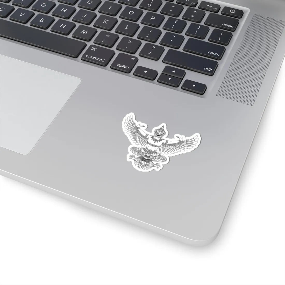 Garuda Emblem of Thailand Monochrome 2 (Thailand) (Coat of Arms) STICKER Vinyl Kiss-Cut Decal - The Sticker Space